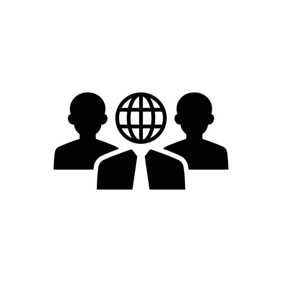 Global Business Icon vector
