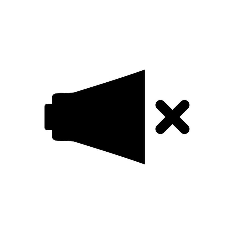 Sound Mute Icon vector