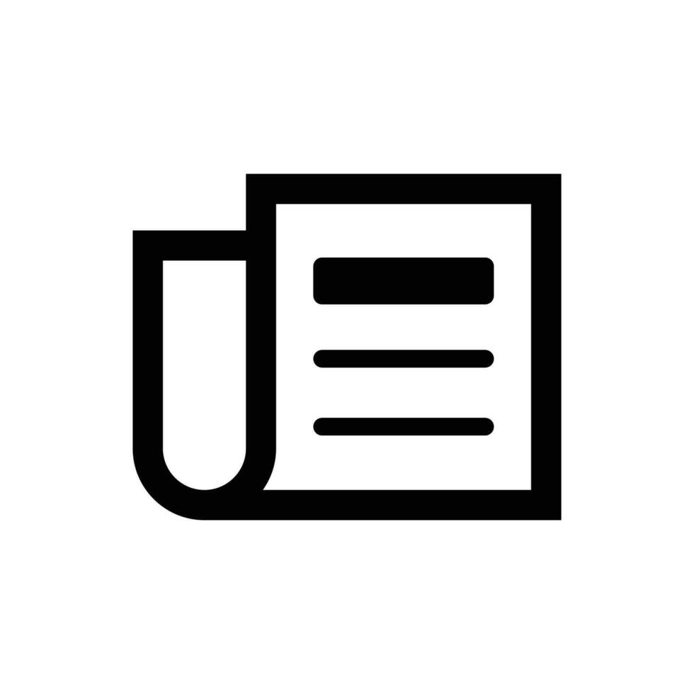 Newspaper Icon vector