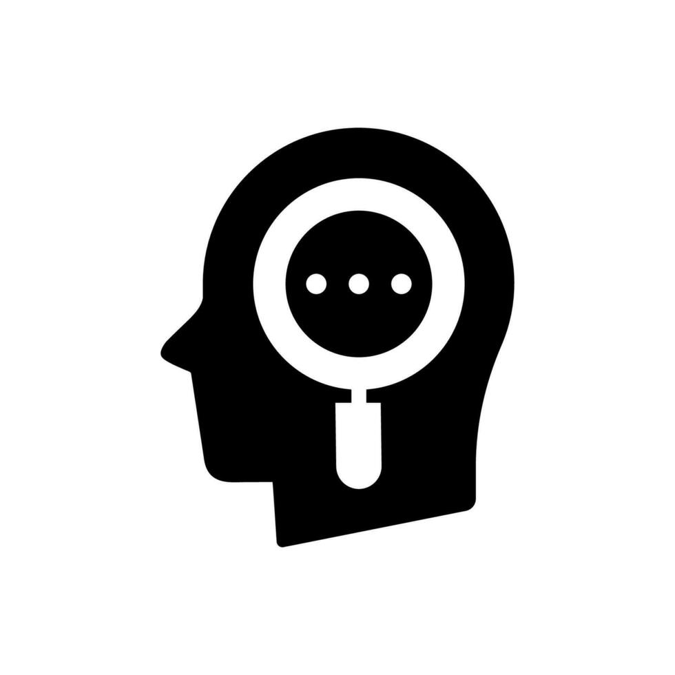 Find idea icon vector