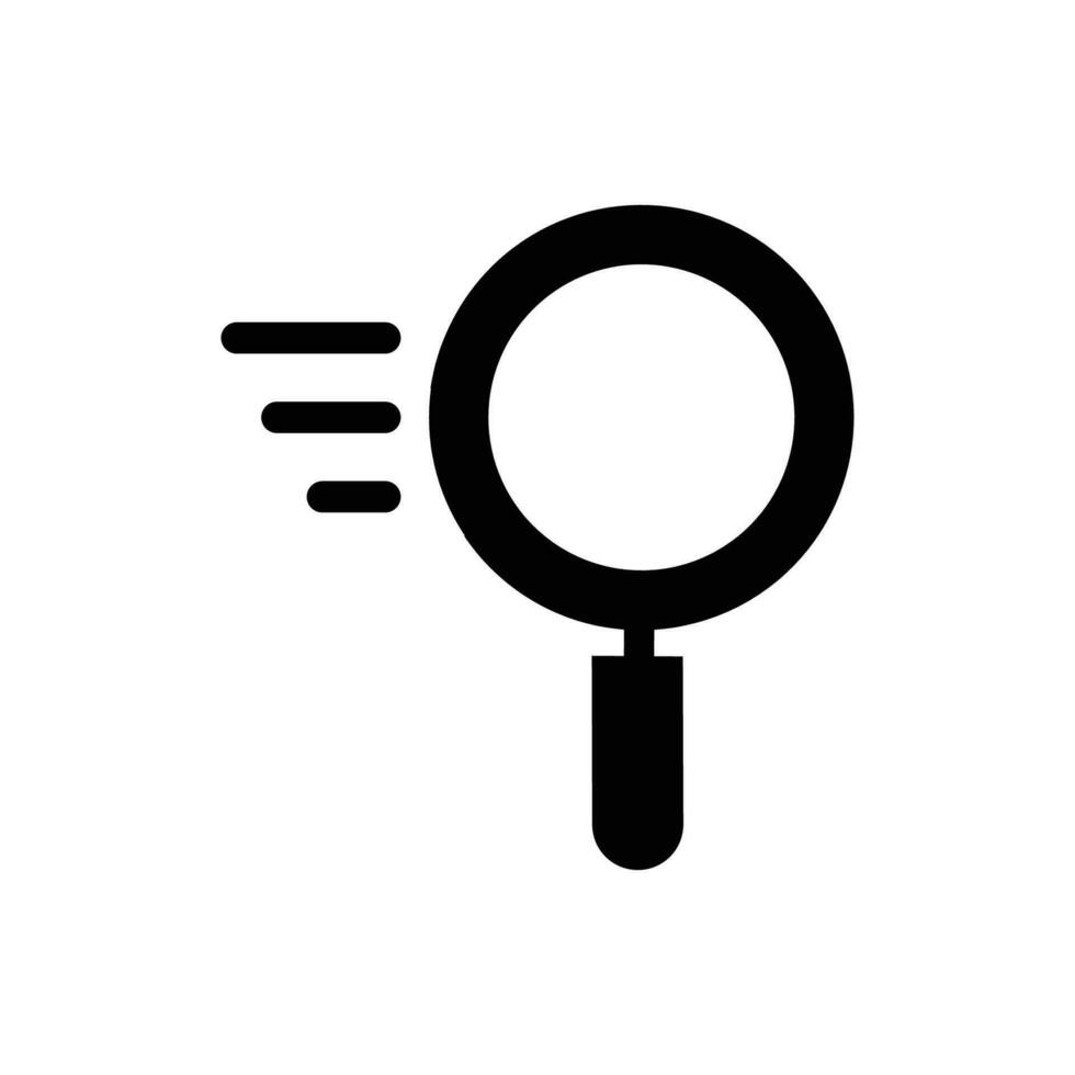 Quick search icon vector