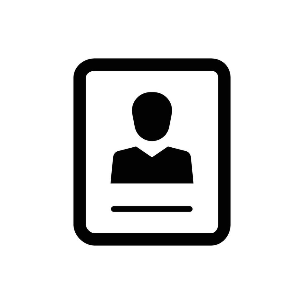 Employee profile icon vector