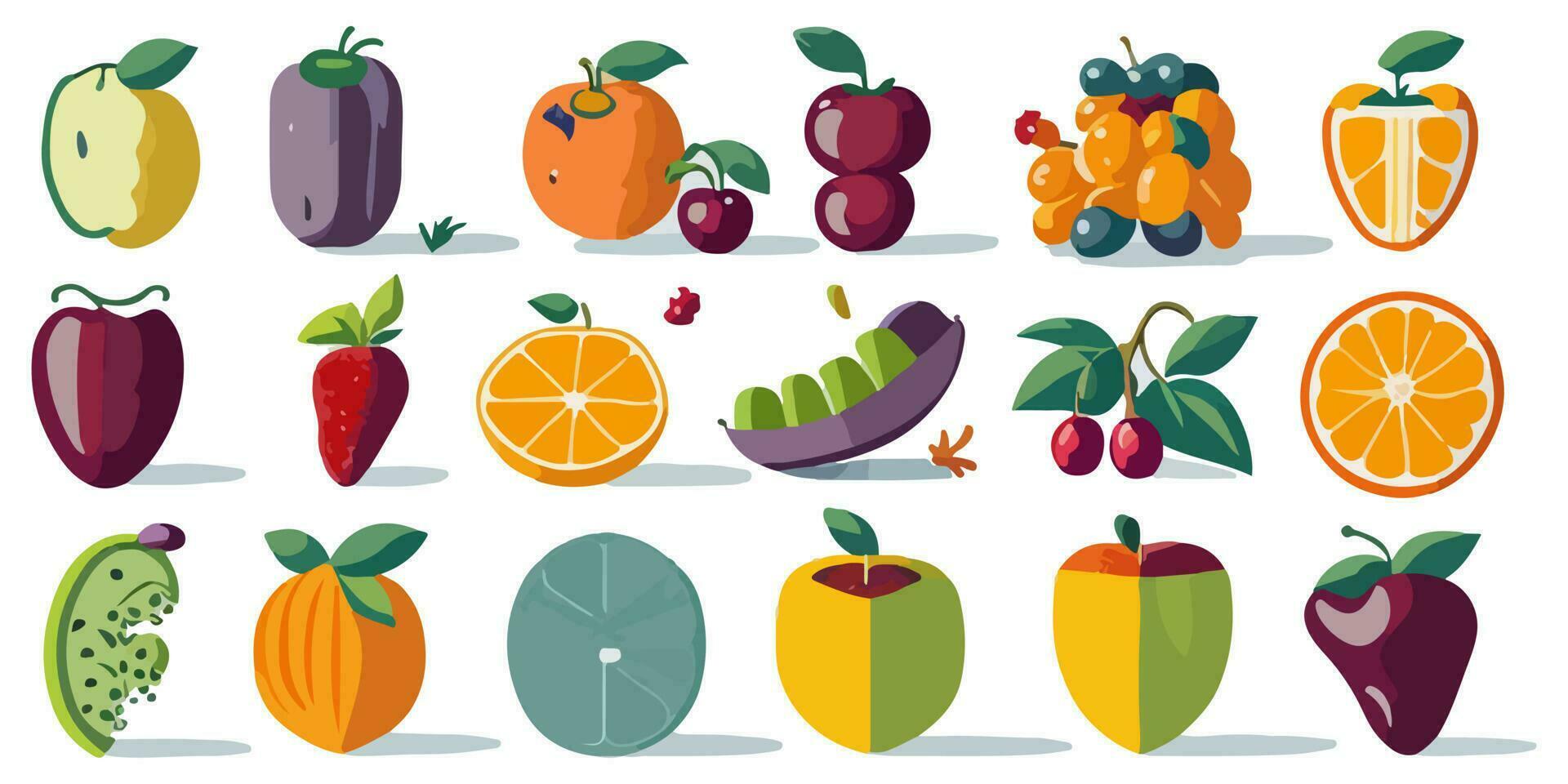 vector Arte de un refrescante y picante agrios Fruta cóctel