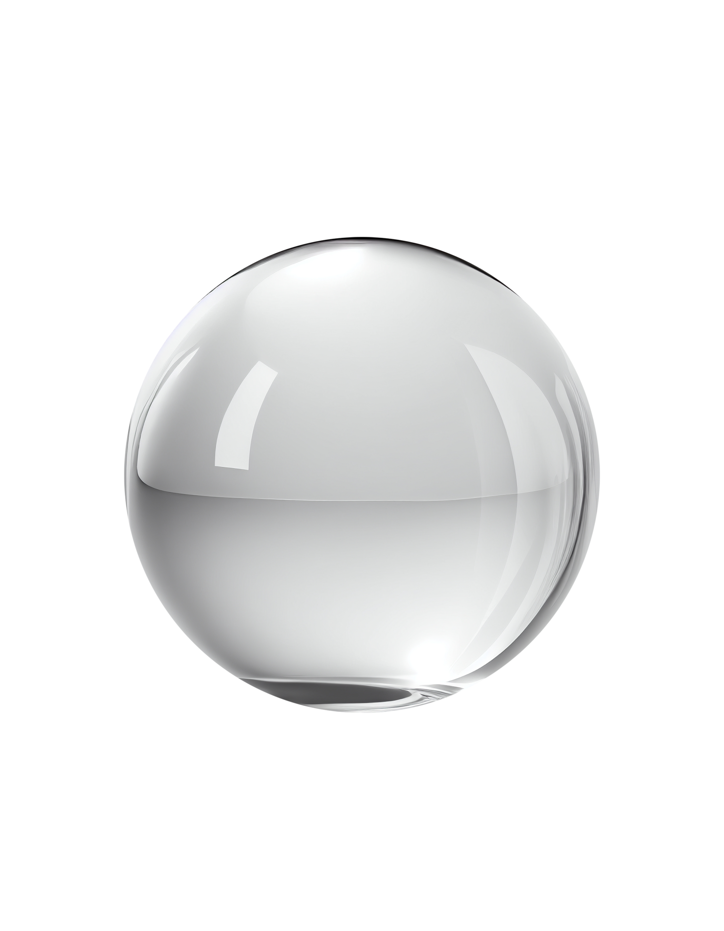 Glass ball on transparent background, created with 24212751 PNG