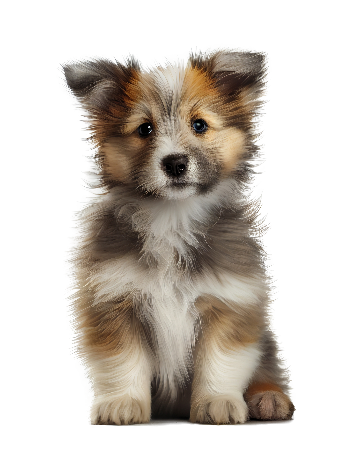 cute fluffy dog