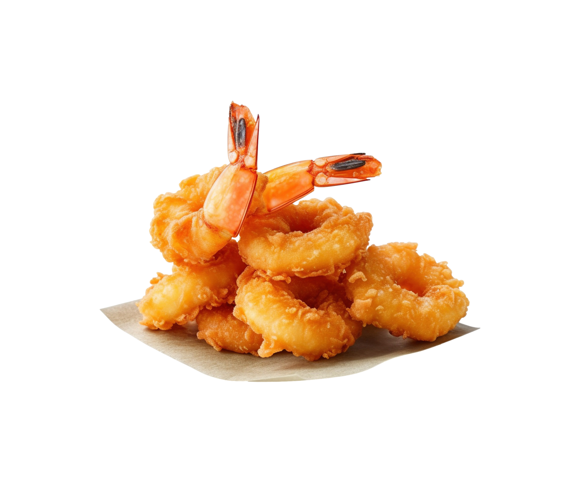 shrimps-tempura-placed-on-a-transparent-background-created-with