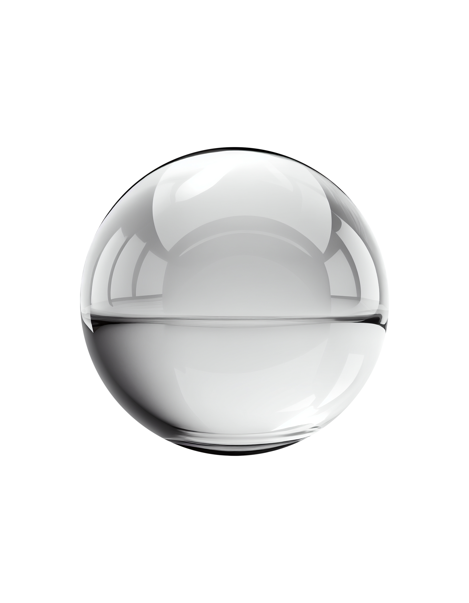 Glass ball on transparent background, created with 24212785 PNG