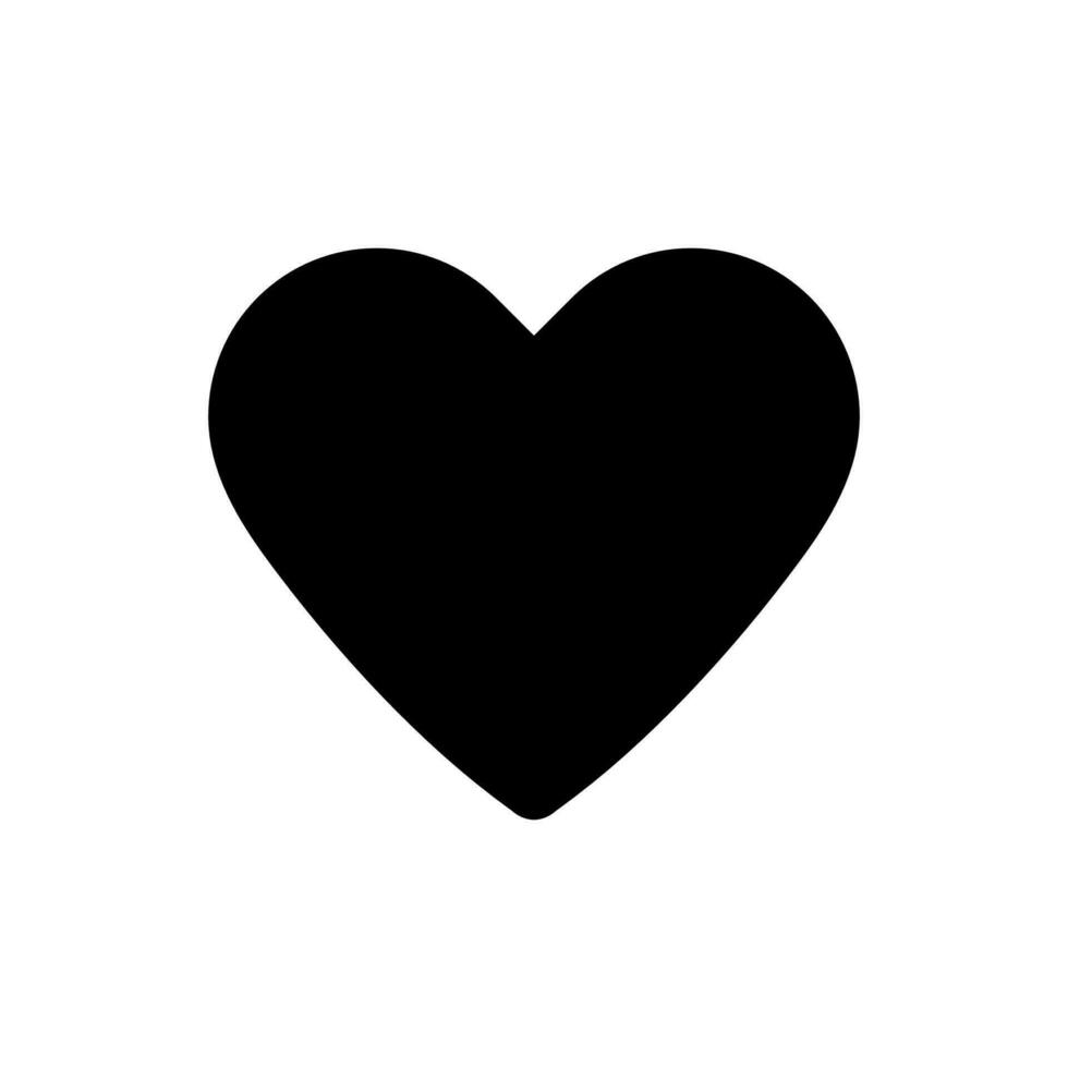Love heart icon vector