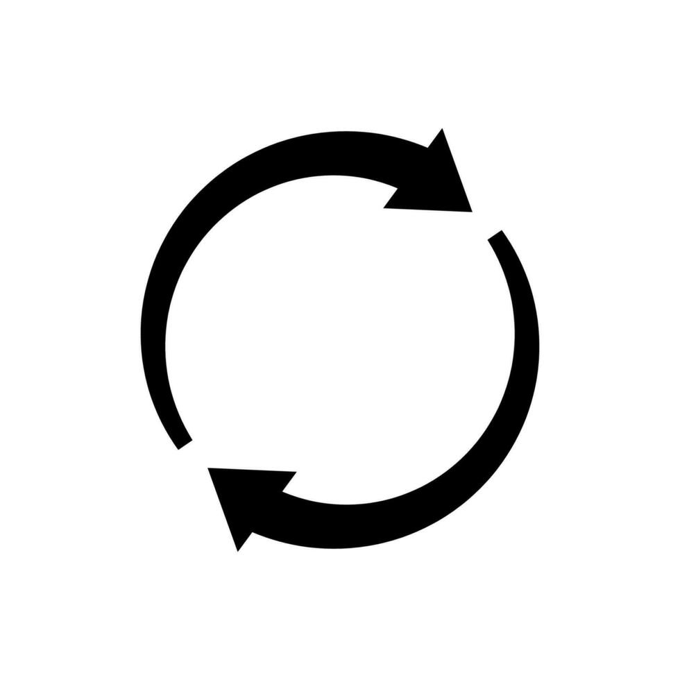 Rotate, spin icon vector