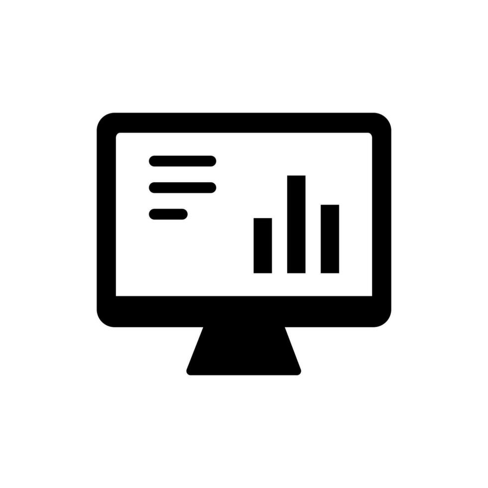 Online Business Report Icons vector