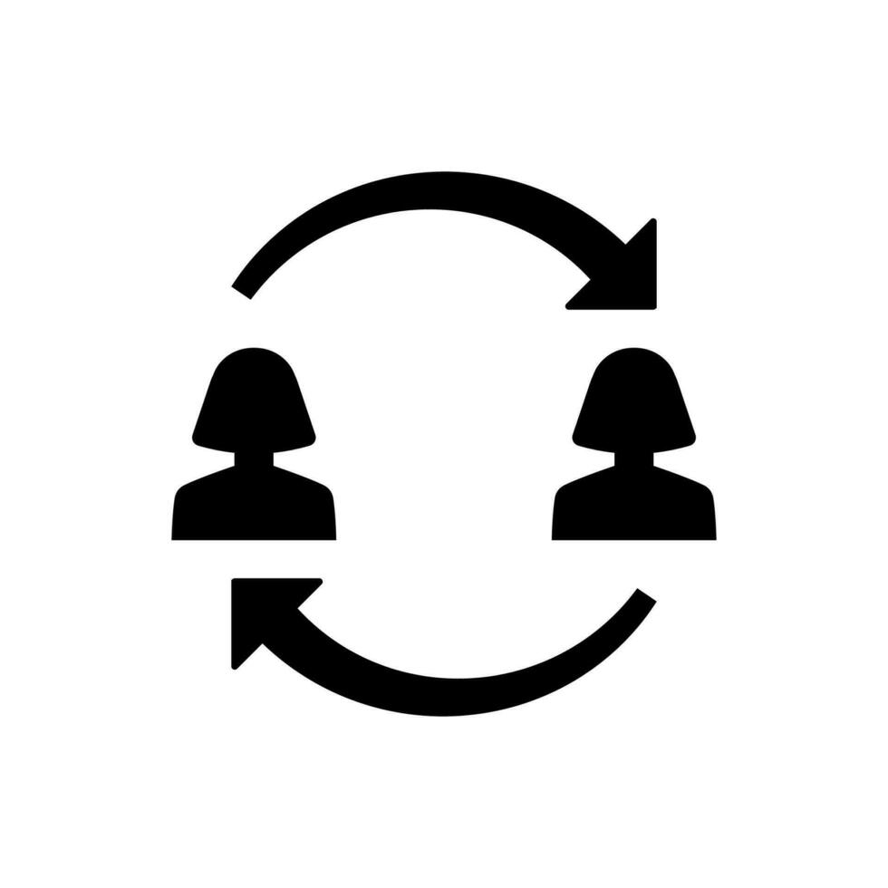 Switch job icon vector