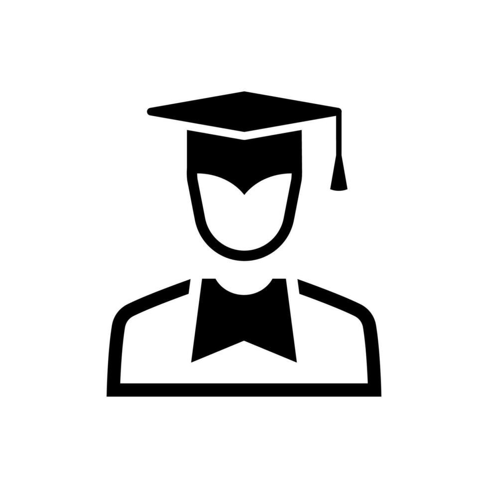 graduation icon suitable for any type of design project vector