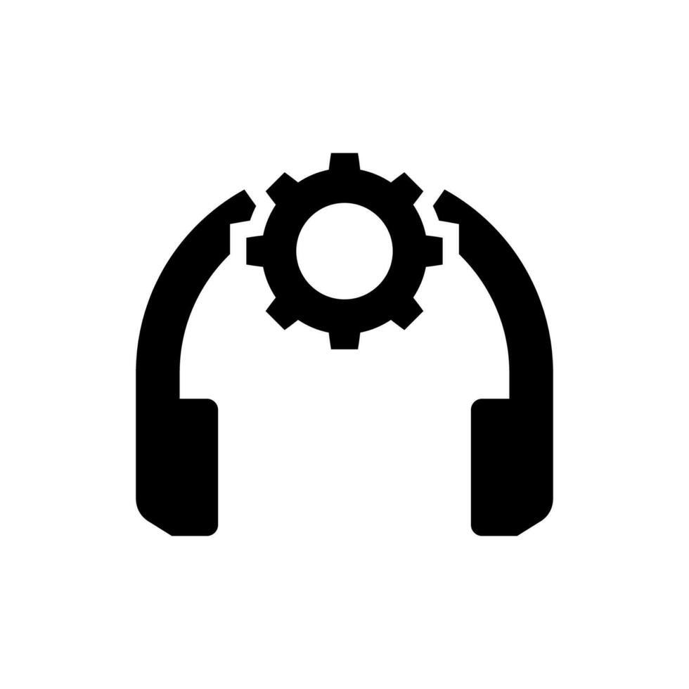 icono de soporte técnico vector