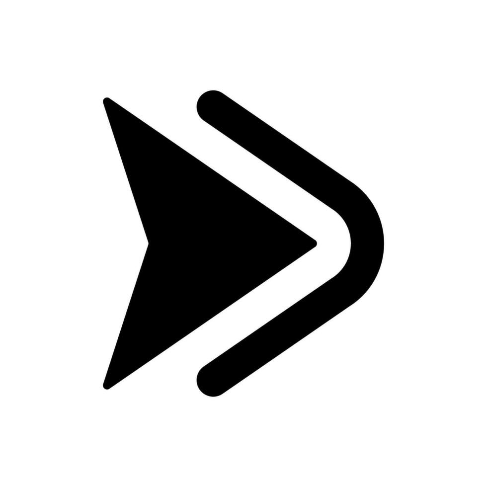 Fast forward icon vector