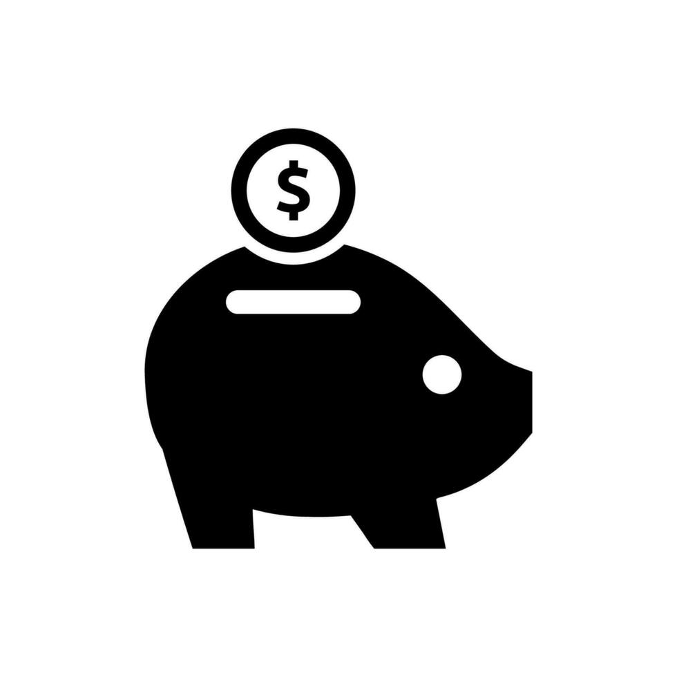 Piggy Bank Icon vector