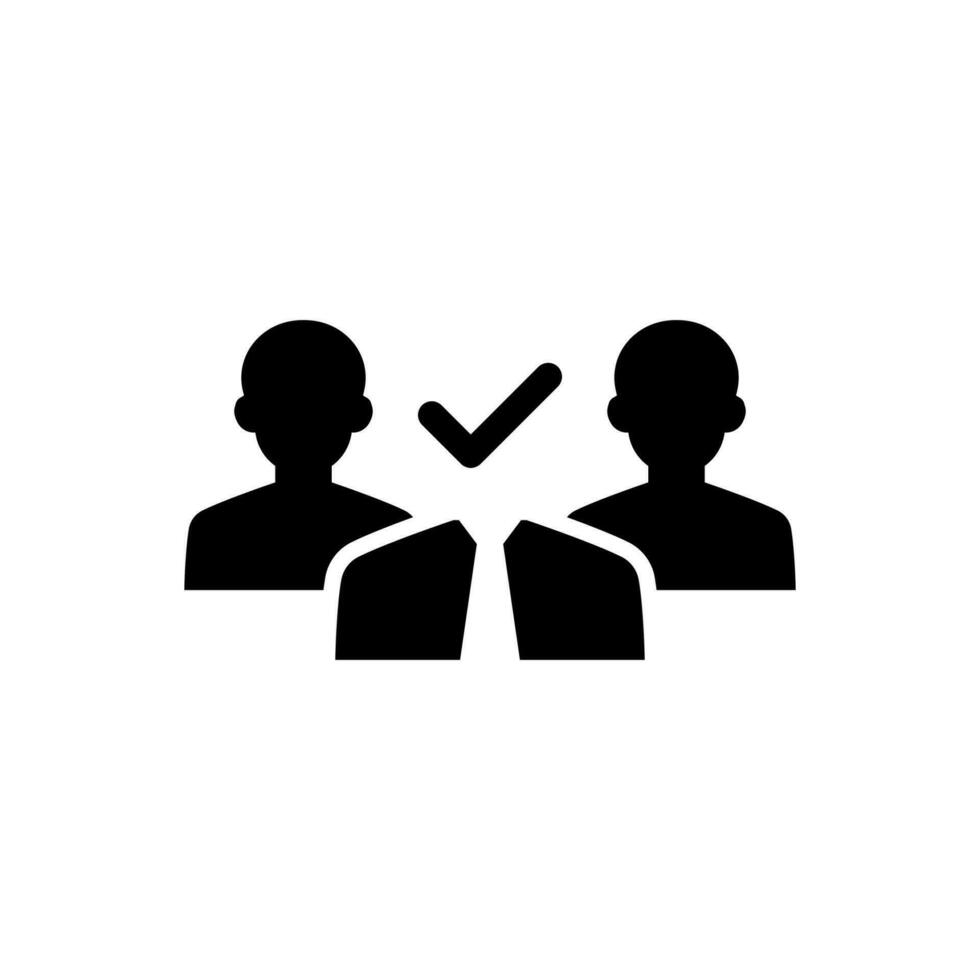 Candidate Selection Icon vector