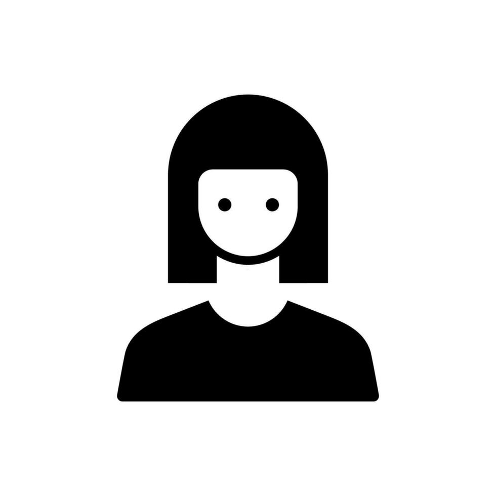 Woman Icon suitable for any type of design project vector