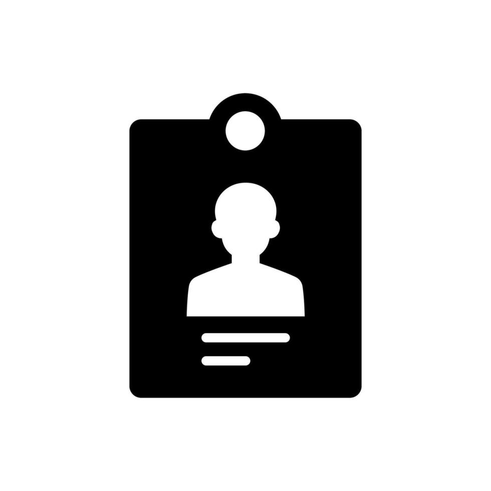 Identity Card Icon vector