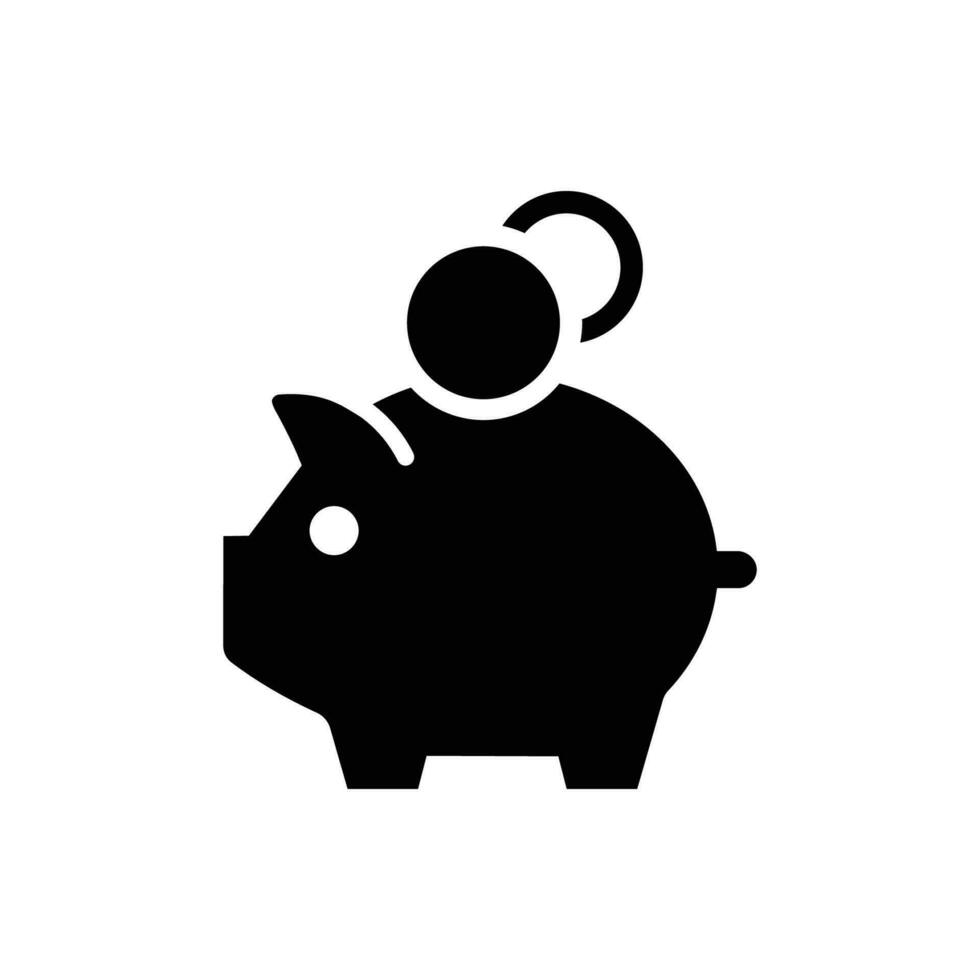 Piggy Savings Icon vector