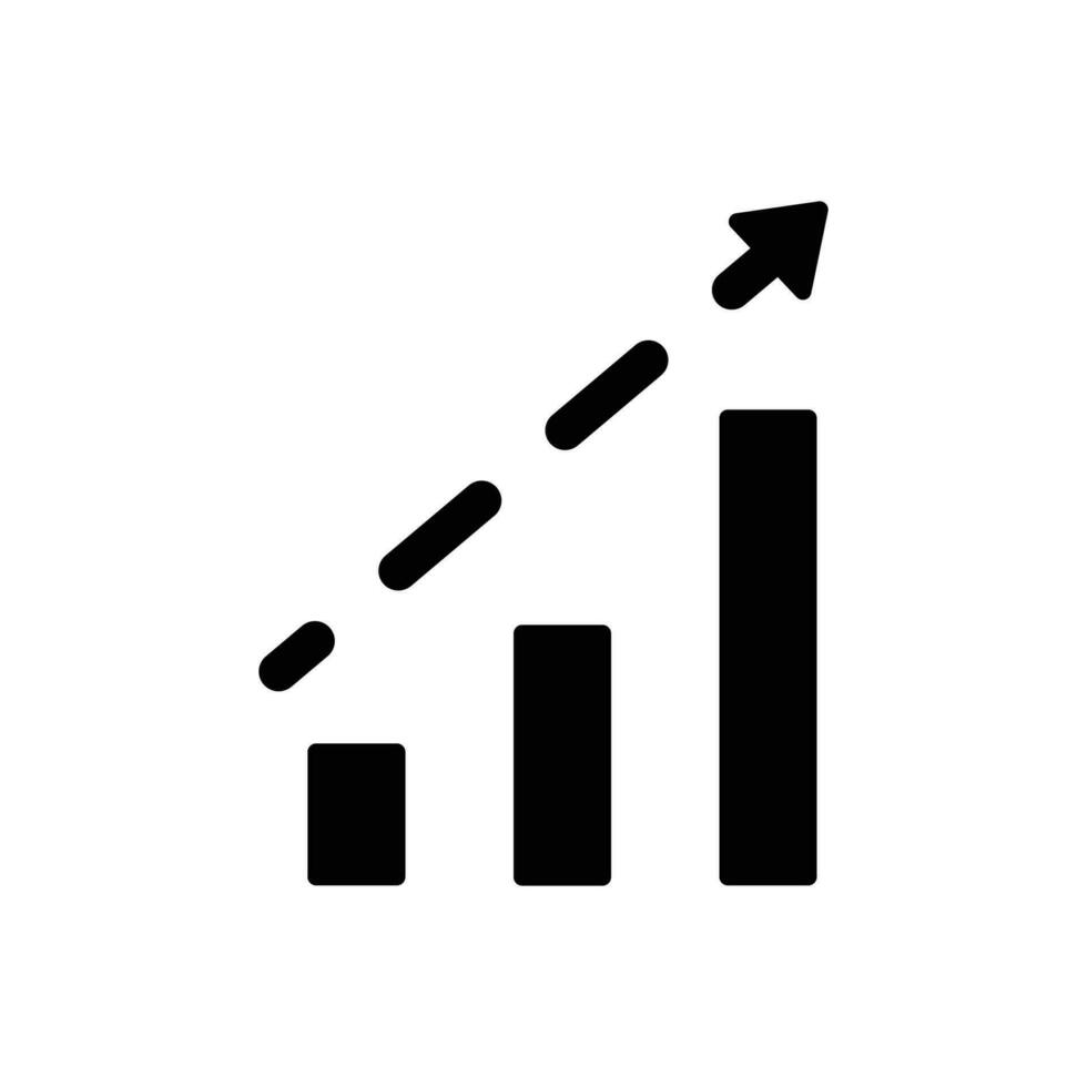 Growth Chart Icon vector