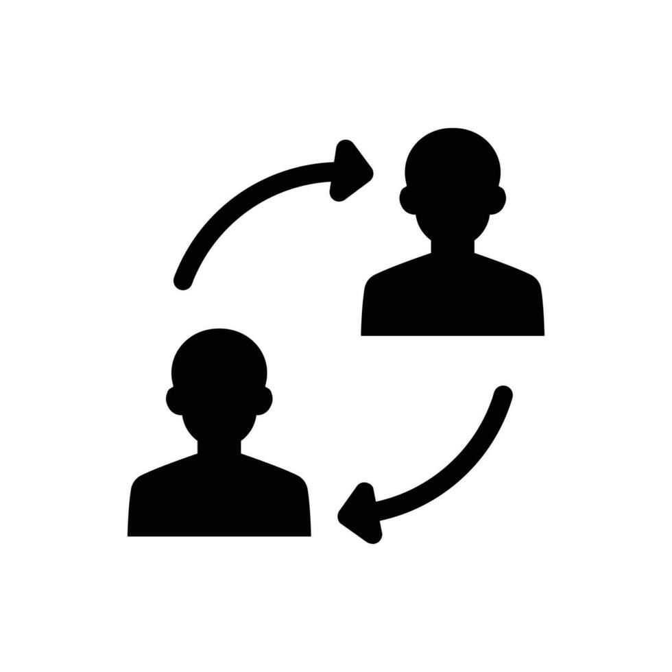 Switch user icon vector