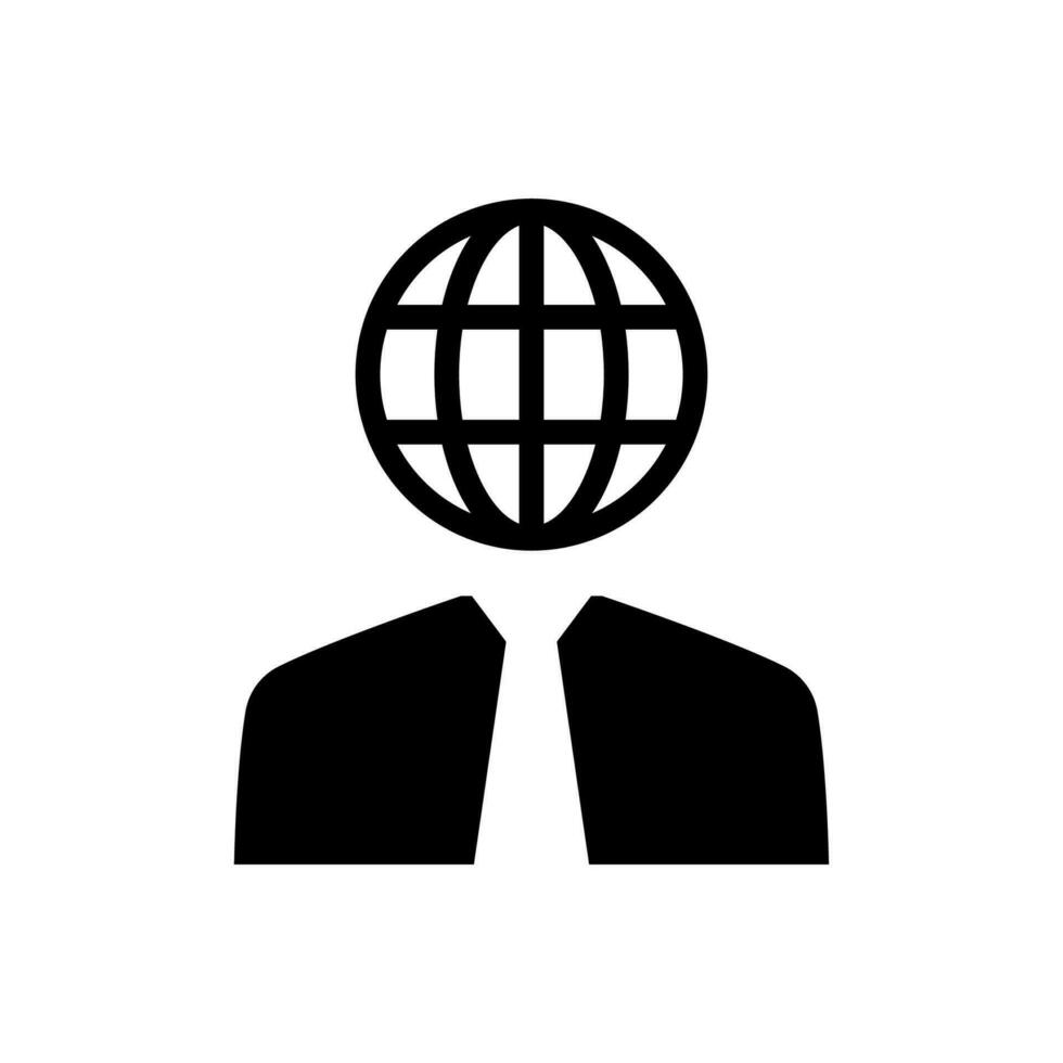 Global Business Icon vector