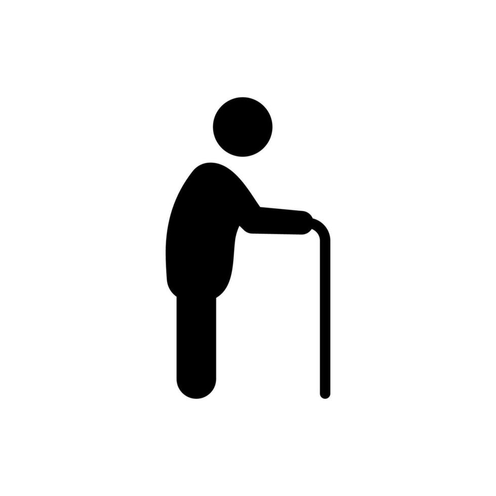 Old Man Icon vector