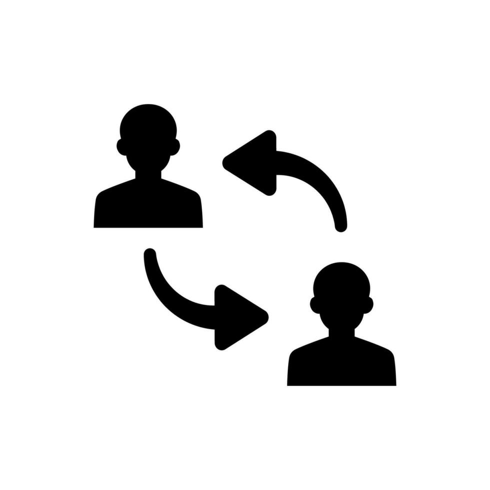 Switch job icon vector