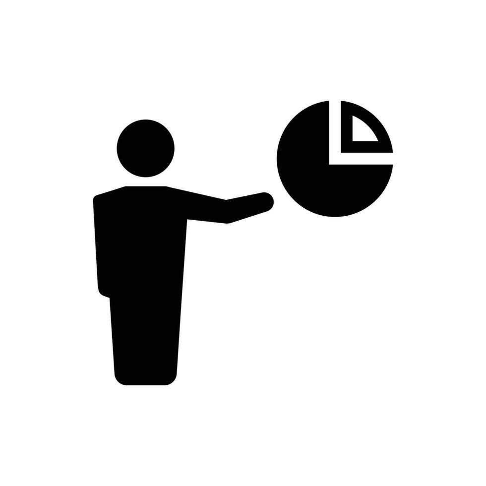 Business Presentation Icon vector