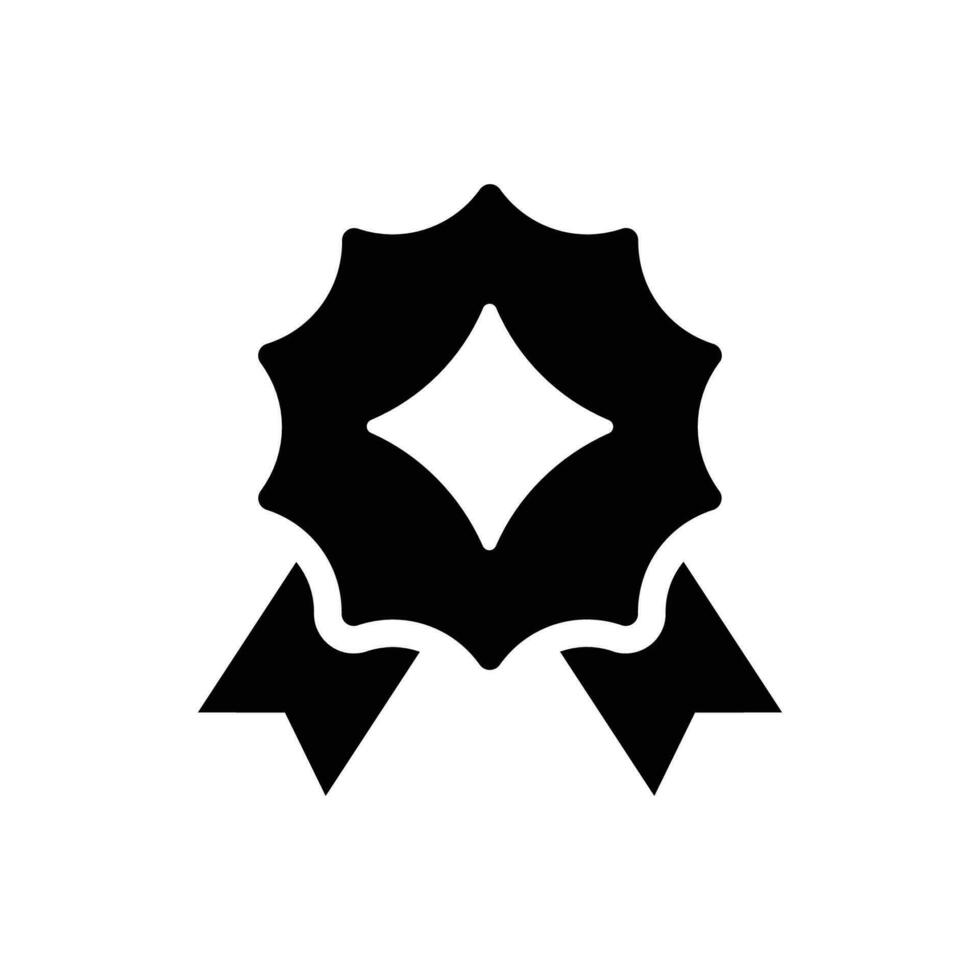 Achievement badge icon vector