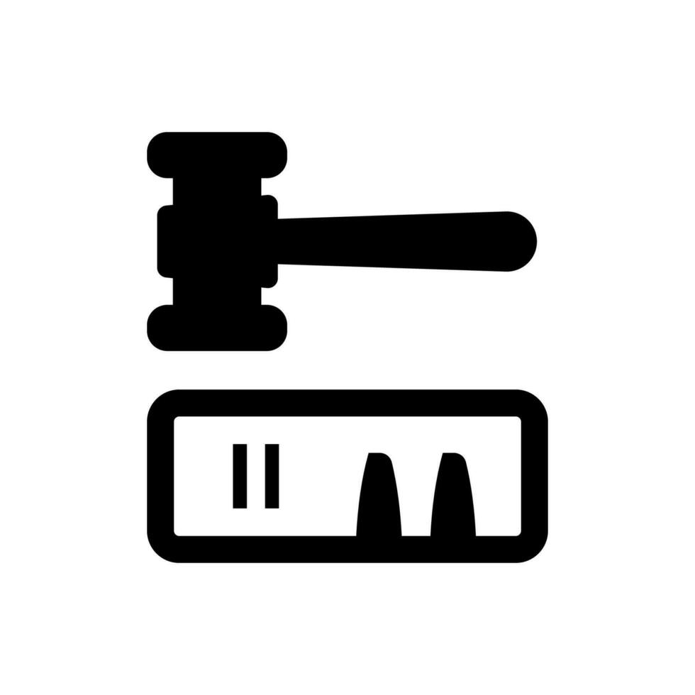 Insurance Law Icon vector