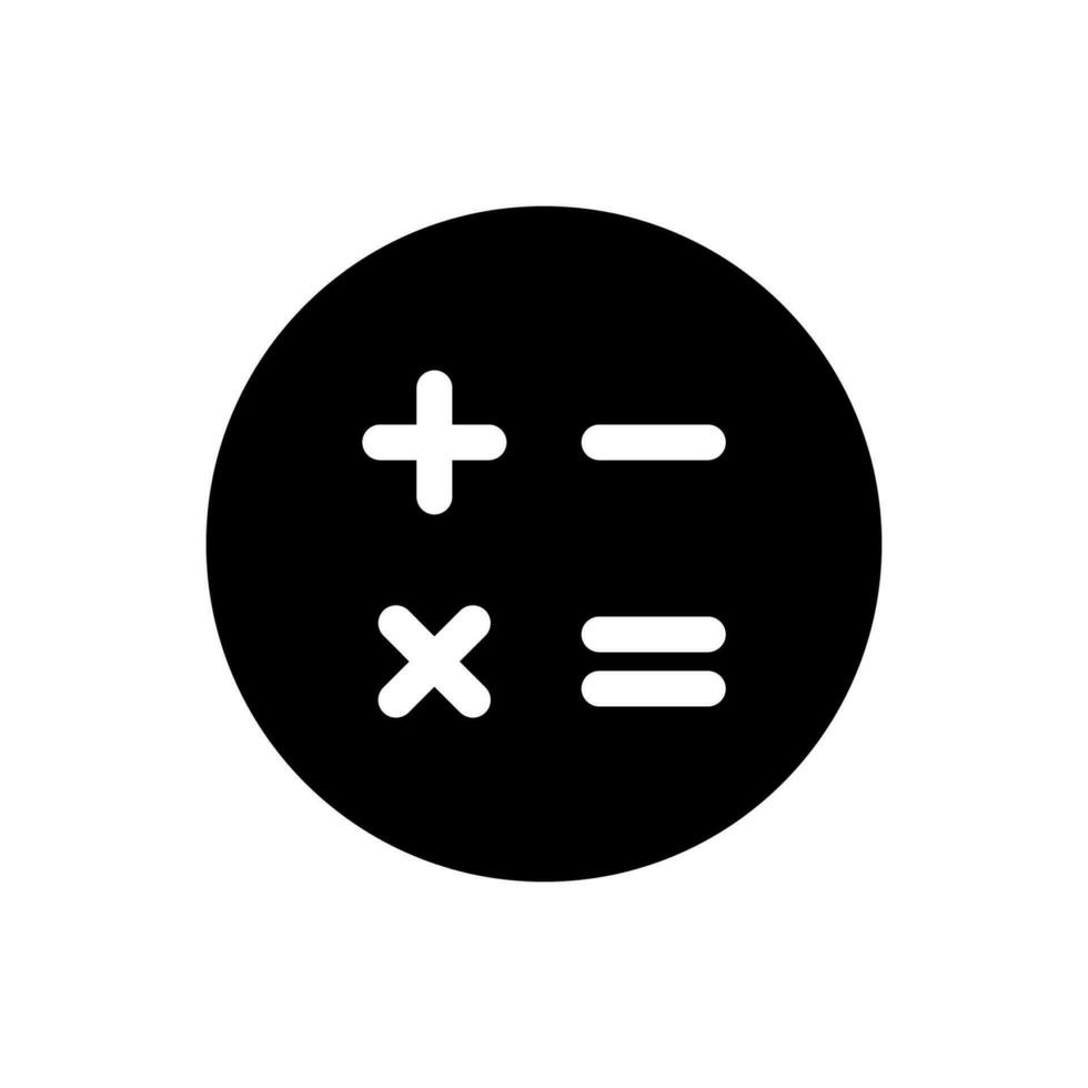 matemáticas aprendizaje icono vector