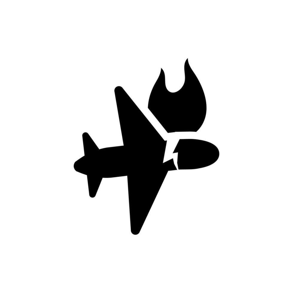 Air Crash Icon vector