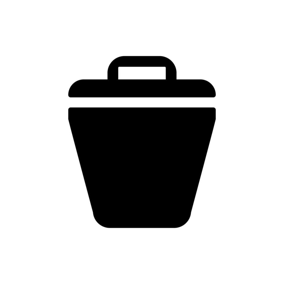 Garbage Bin Icon vector