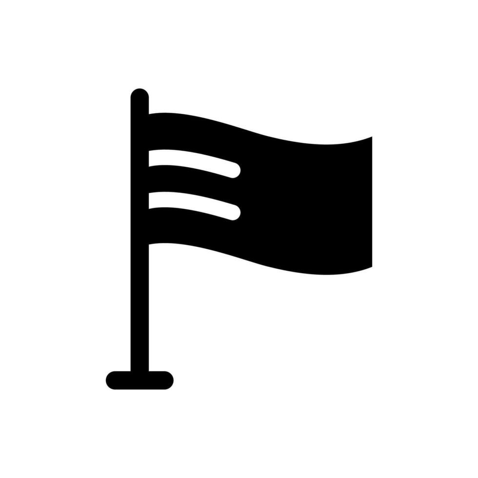 Flag marker icon vector
