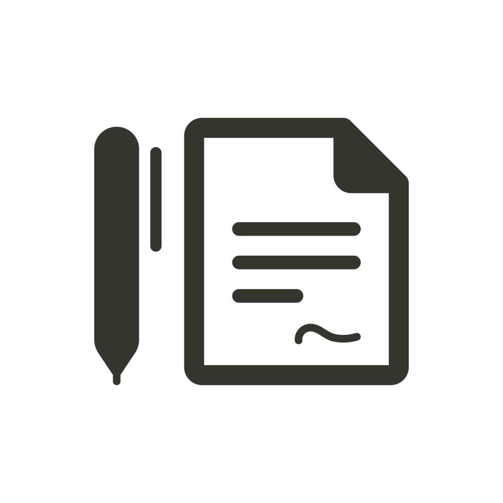 Business Contract Icon vector