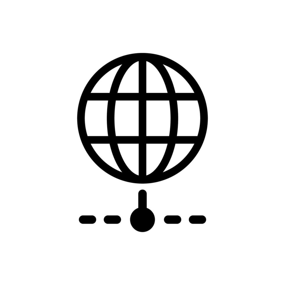 Simple illustration of a network icon vector