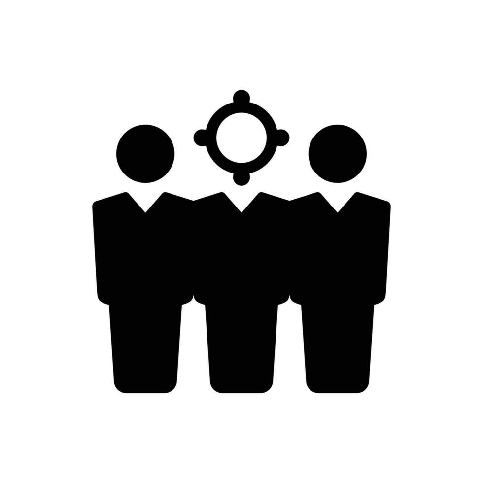Target Customer Icon vector
