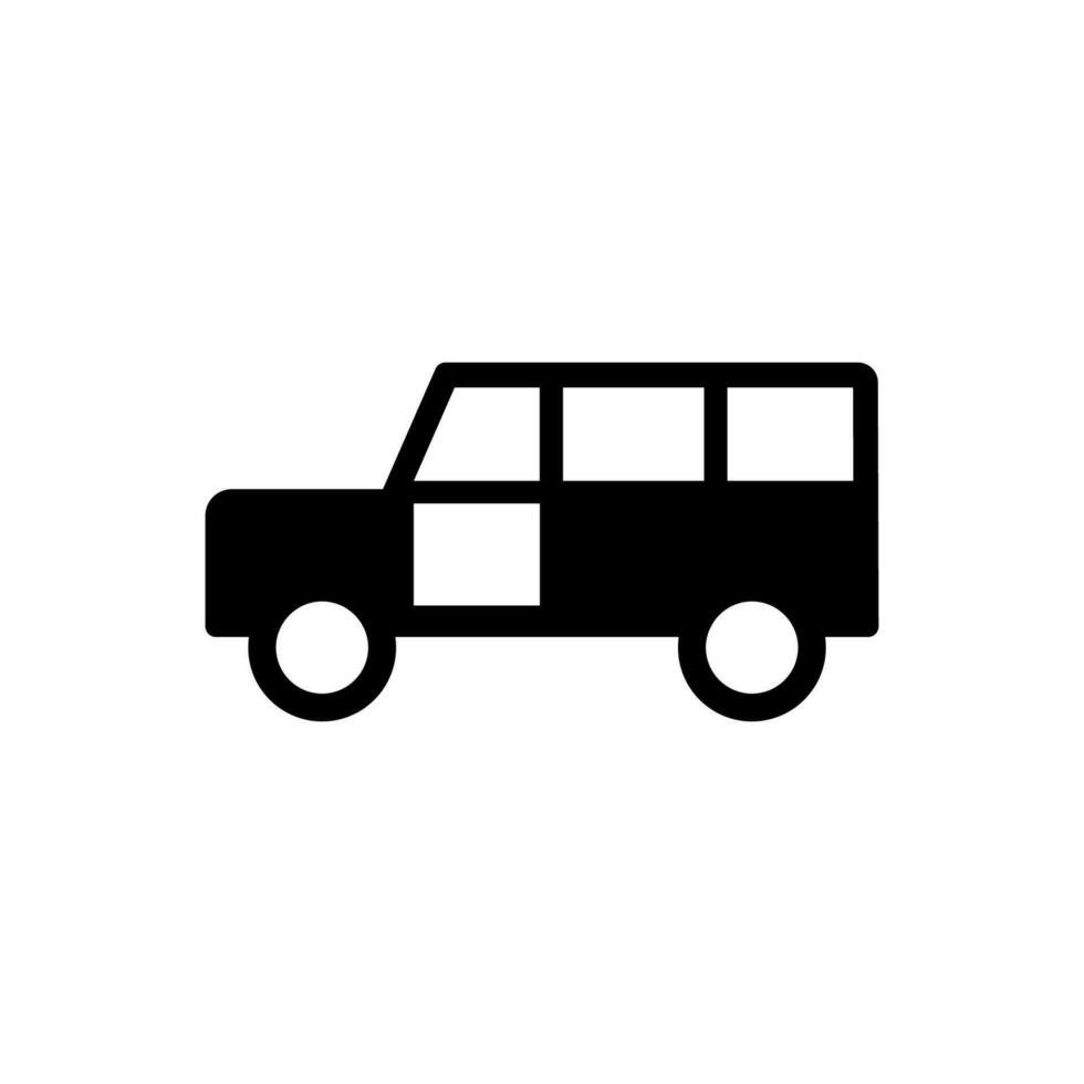 School bus icon vector