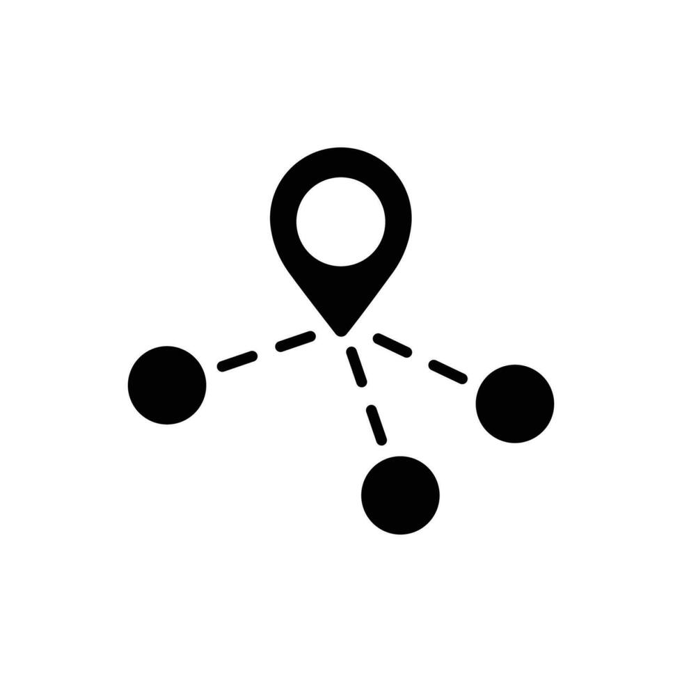 Location position icon vector