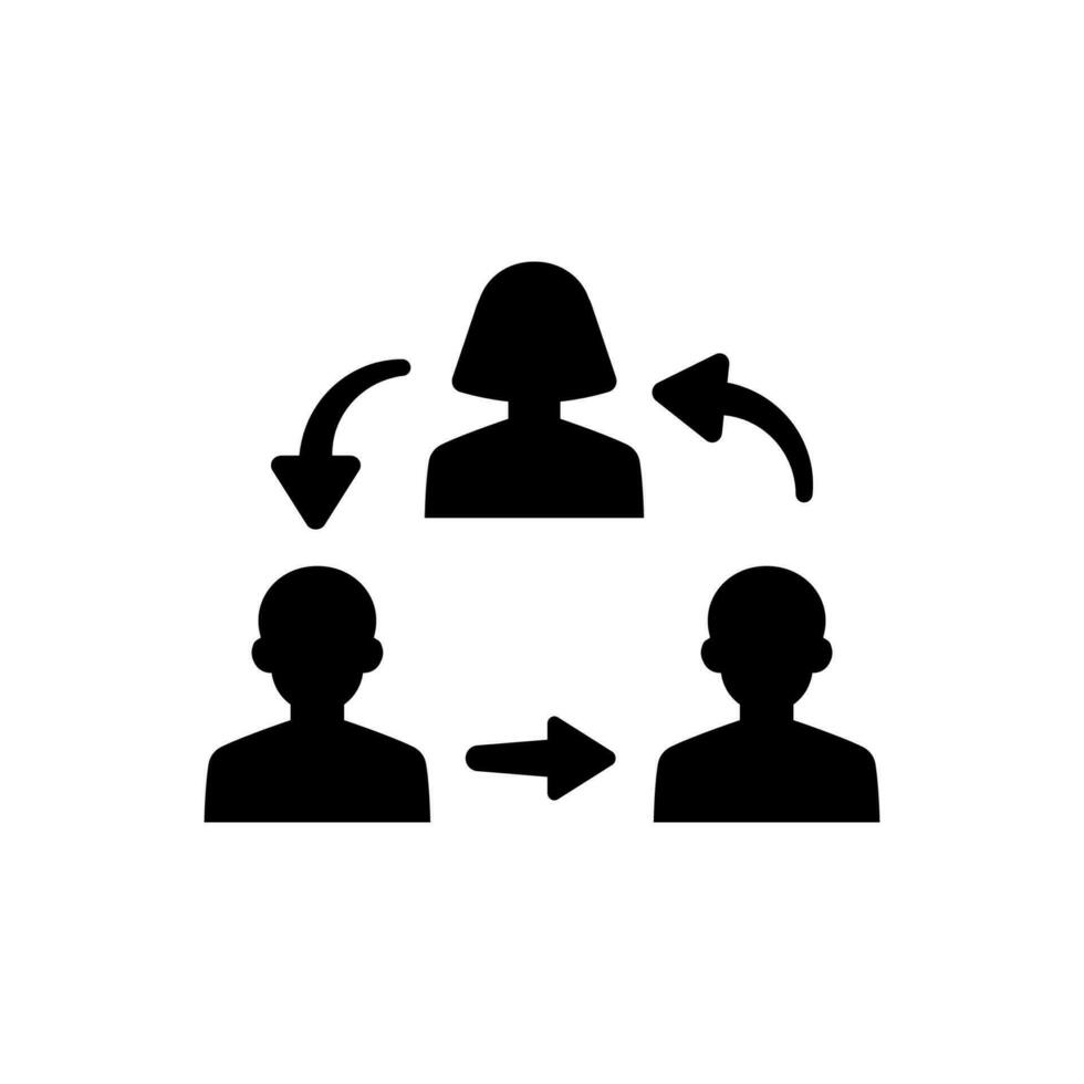 Switch user icon vector
