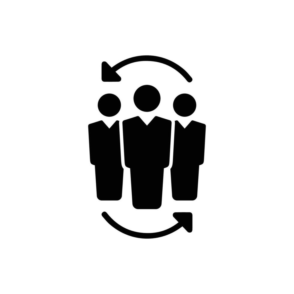 Co working icon vector