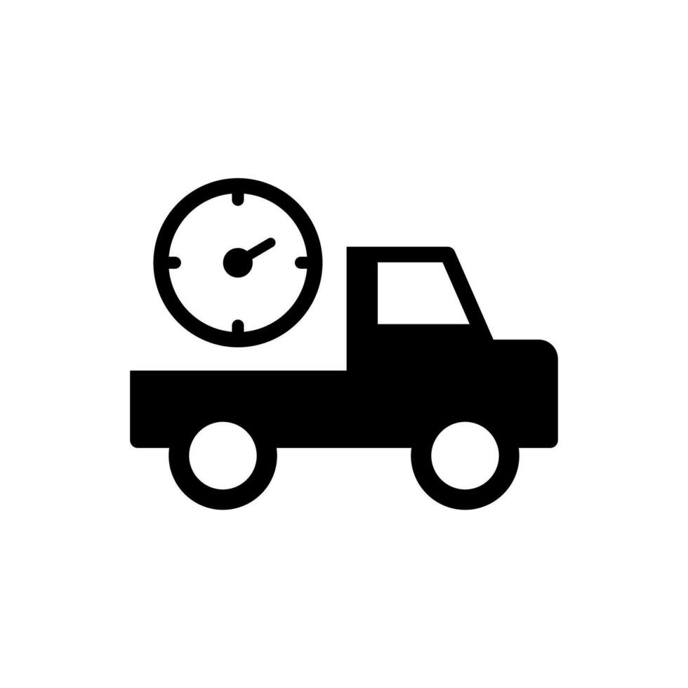 Delivery time icon vector