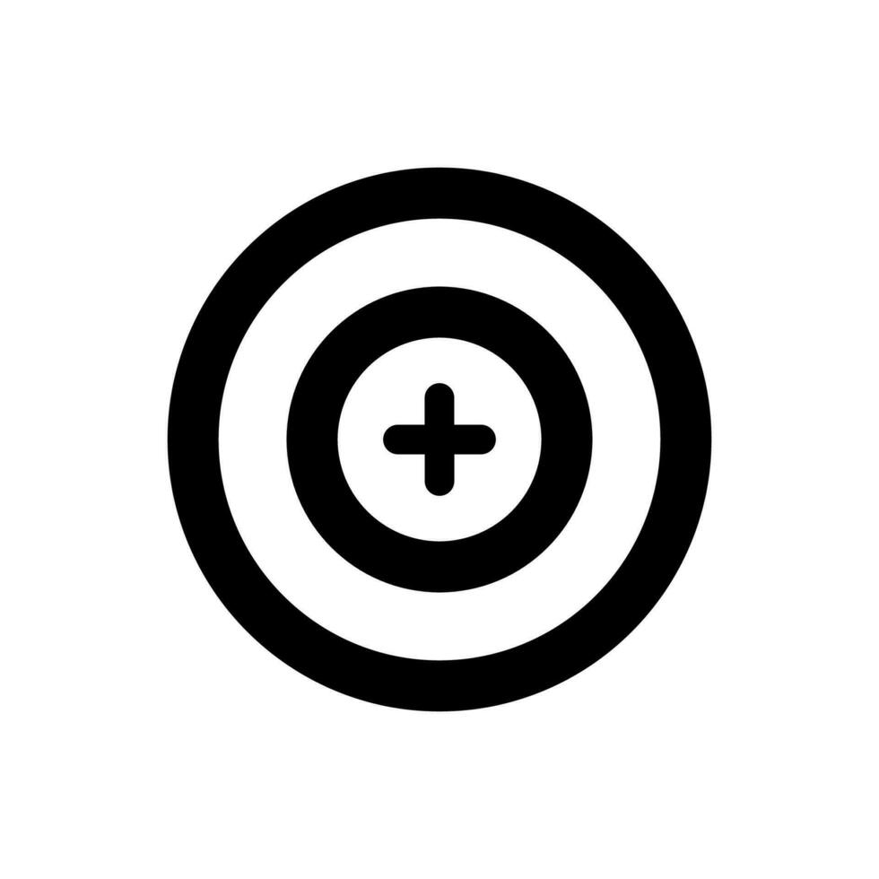 Target Icon suitable for any type of design projects vector