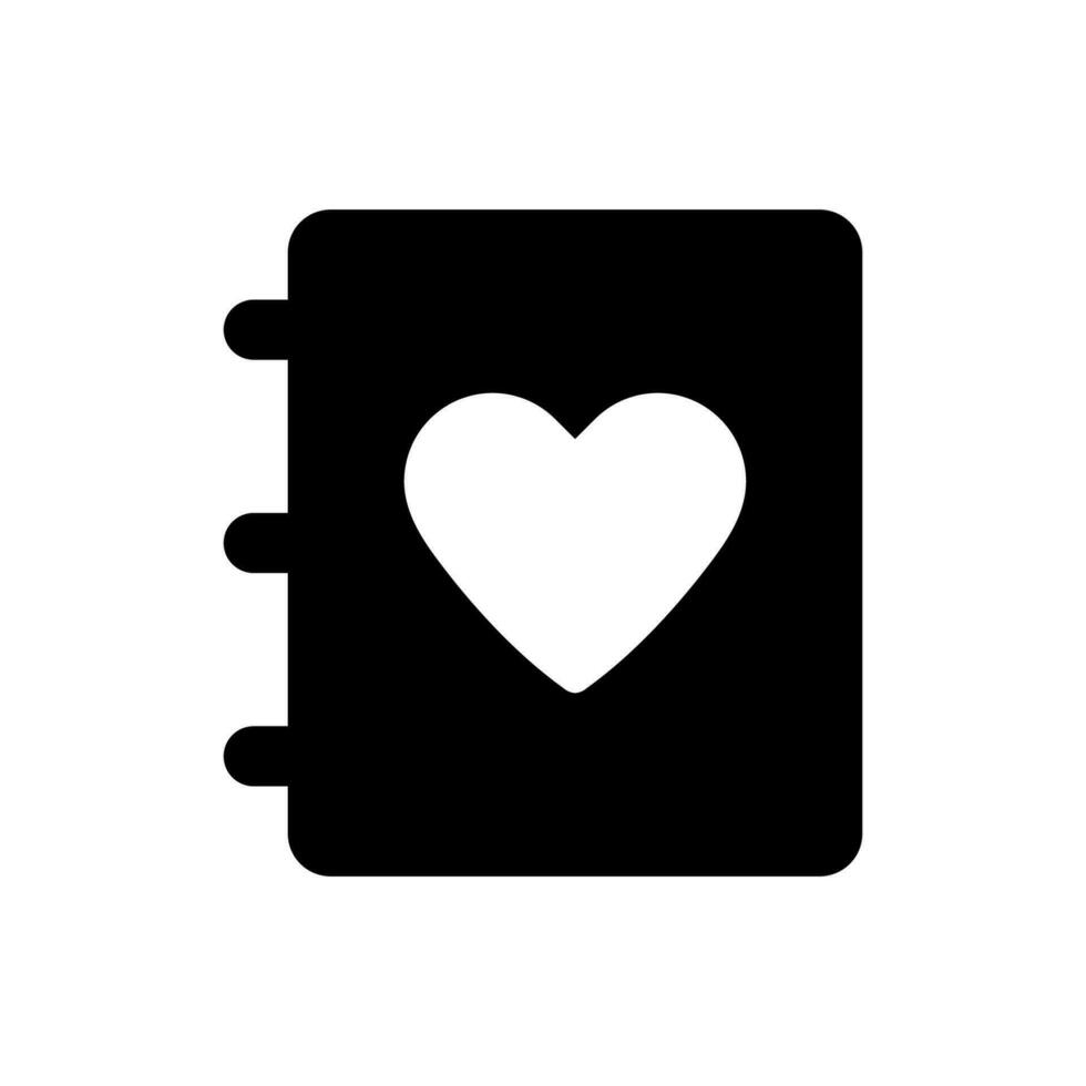 Love Diary Icon vector