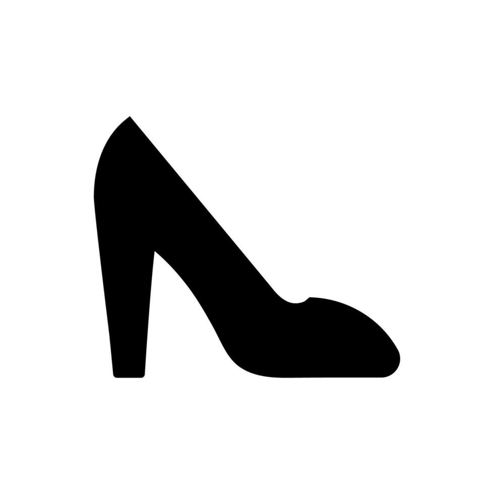 Ladies Shoe Icon vector