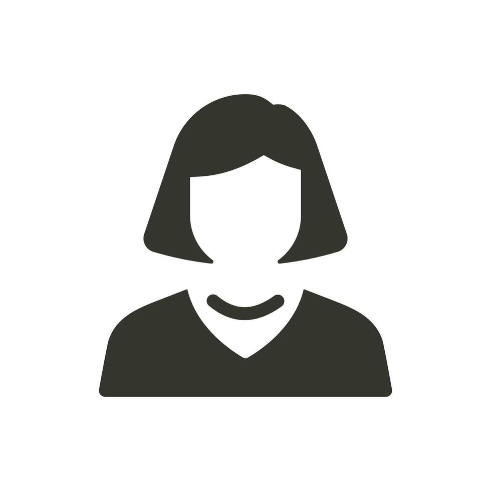 Business Woman Icon vector