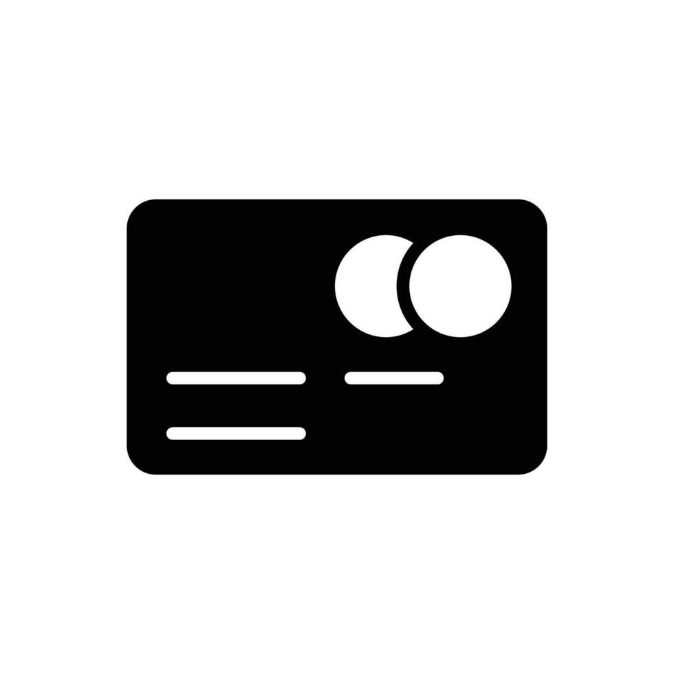 Payment card icon vector