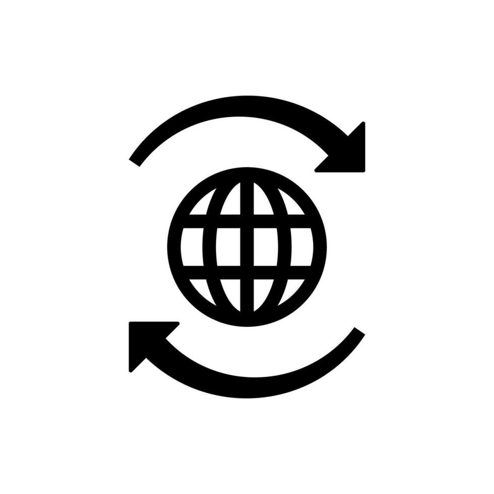 Global Transaction Icon vector