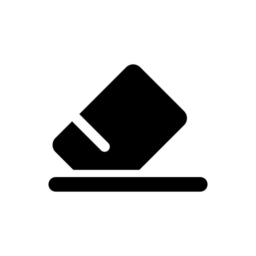 Eraser vector icon